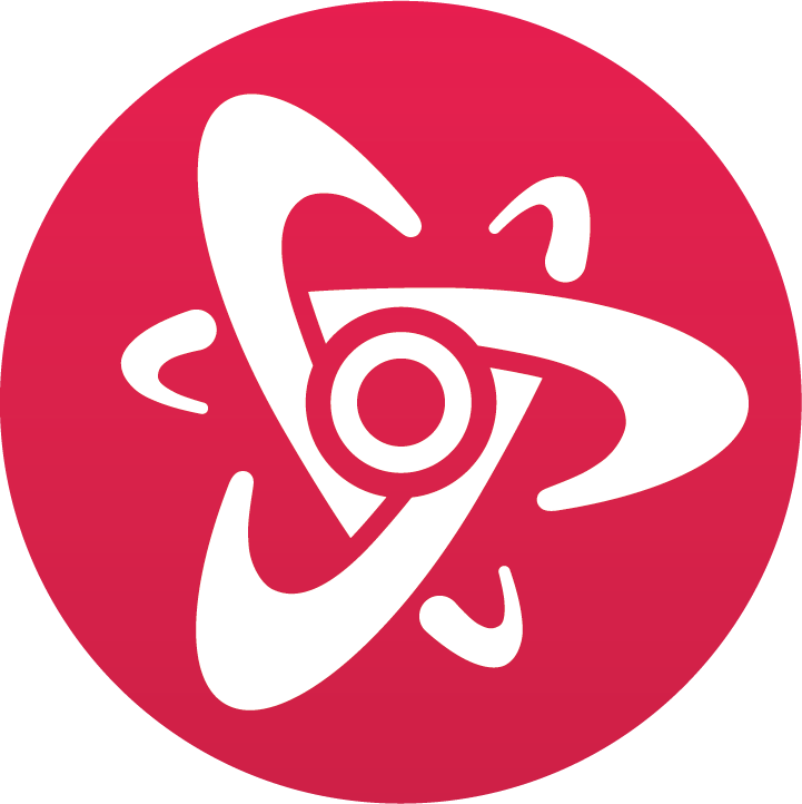 Логотип RED ATOM